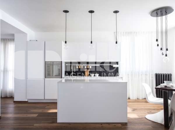 Attic on two floors in a historic villa on two floors with a swimming pool and parking place